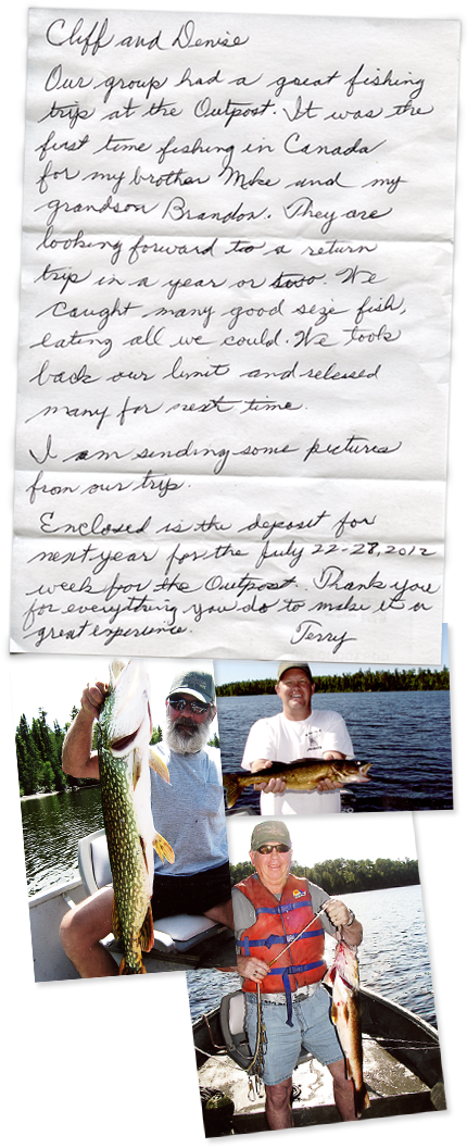 Terry 2011 fishing testimonial
