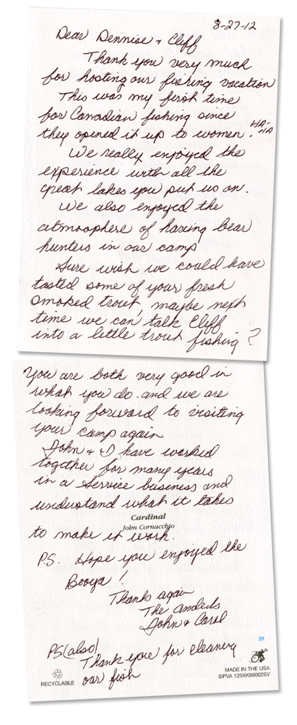 Look forward to visiting your camp again